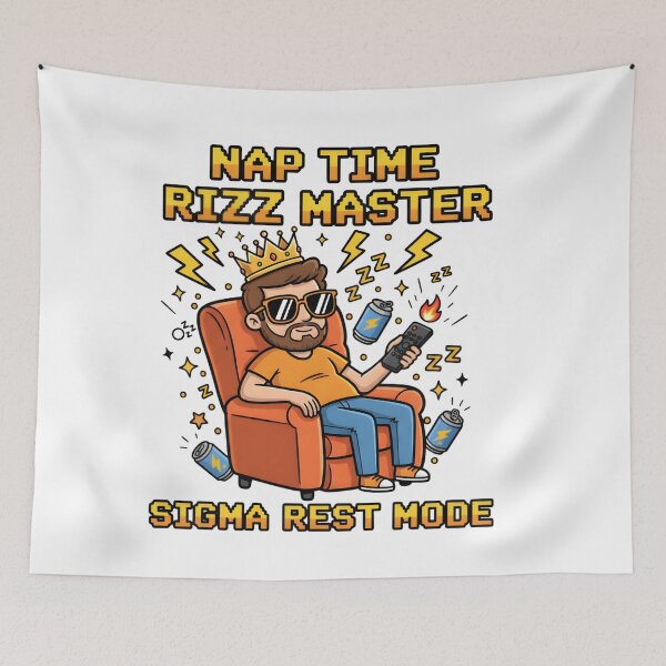 Item preview, Nap Time Rizz Master Sigma Rest designed and sold by AnnDesignStudio.