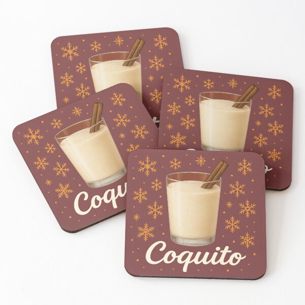 Item preview, Christmas Puerto Rican Coquito Drink Logo designed and sold by Por.Ahi.PR.