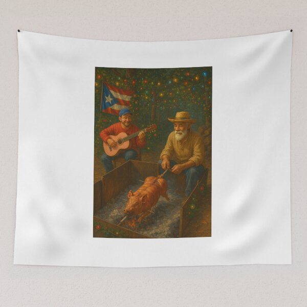 Item preview, Christmas Roasted Pork and Music in Puerto Rico designed and sold by Por.Ahi.PR.