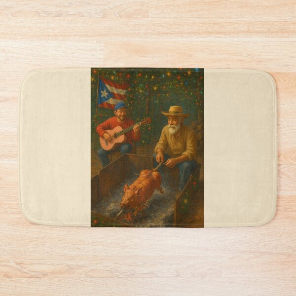 Item preview, Christmas Roasted Pork and Music in Puerto Rico designed and sold by Por.Ahi.PR.