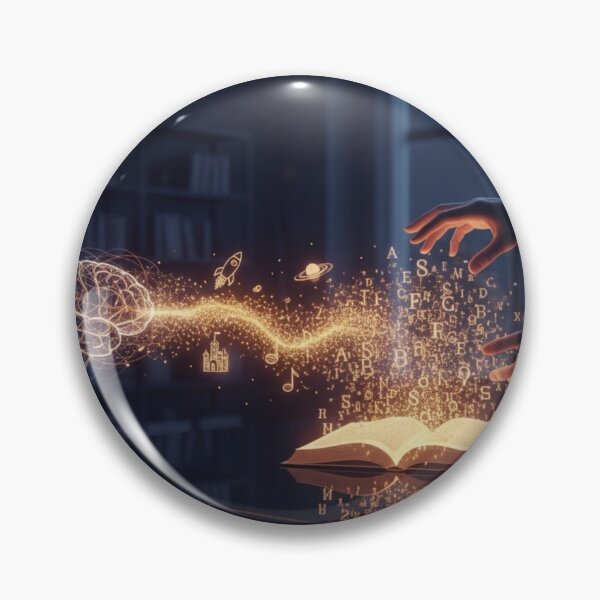 Item preview, Knowledge awakens imagination, connecting ideas with the creative mind,Wizard,Magician, designed and sold by IkaStudio.