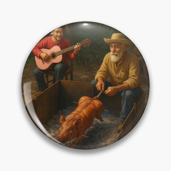 Item preview, Music and Roasted Pork, Puerto Rico Tradition designed and sold by Por.Ahi.PR.
