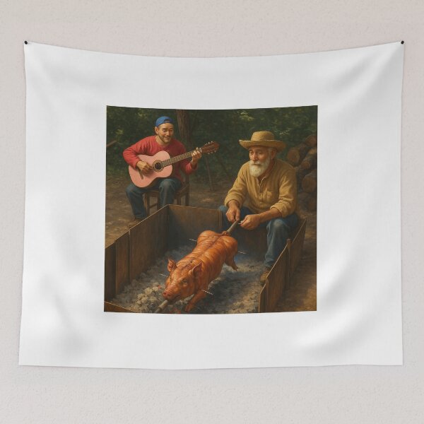 Item preview, Music and Roasted Pork, Puerto Rico Tradition designed and sold by Por.Ahi.PR.