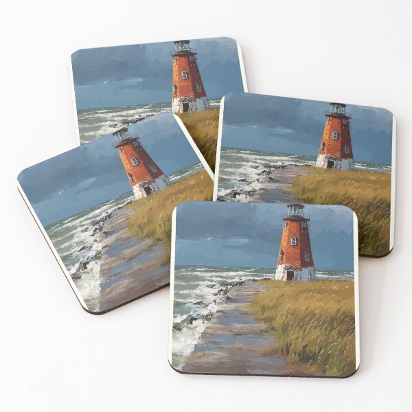 Item preview, Point Prim Prince Edward Island | Coastal Headland Landscape Poster designed and sold by TuncGK.