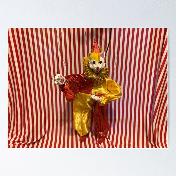 Item preview, Balloon Trick Cat designed and sold by CraftWhimFairy.