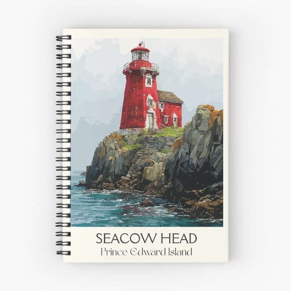 Item preview, Seacow Head Prince Edward Island | Red Cliffs & Lighthouse Poster designed and sold by TuncGK.