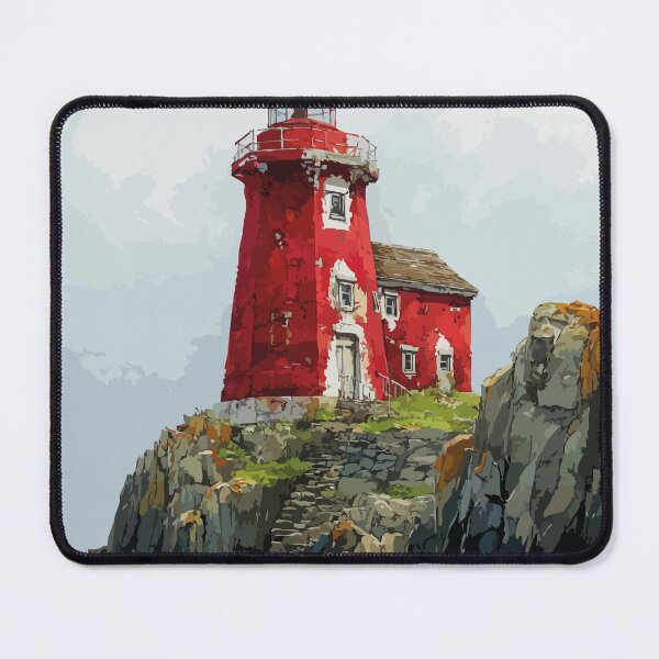 Item preview, Seacow Head Prince Edward Island | Red Cliffs & Lighthouse Poster designed and sold by TuncGK.