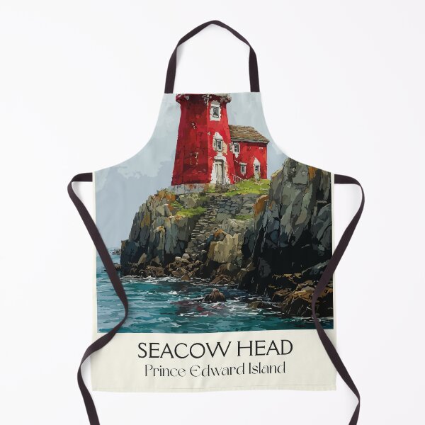Item preview, Seacow Head Prince Edward Island | Red Cliffs & Lighthouse Poster designed and sold by TuncGK.