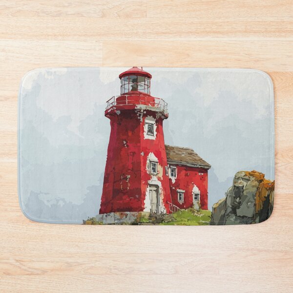 Item preview, Seacow Head Prince Edward Island | Red Cliffs & Lighthouse Poster designed and sold by TuncGK.