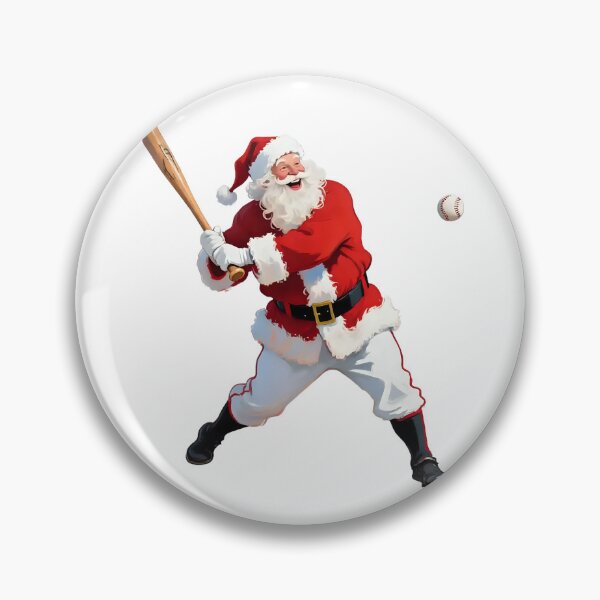 Artikelvorschau, Der Weihnachtsmann spielt Baseball entworfen und verkauft von Nomad-Maynard.