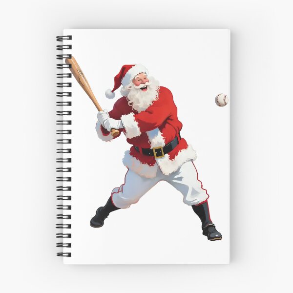 Item preview, Santa playing baseball  designed and sold by Nomad-Maynard.
