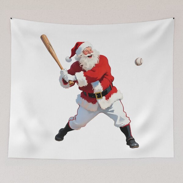 Item preview, Papá Noel jugando béisbol designed and sold by Nomad-Maynard.