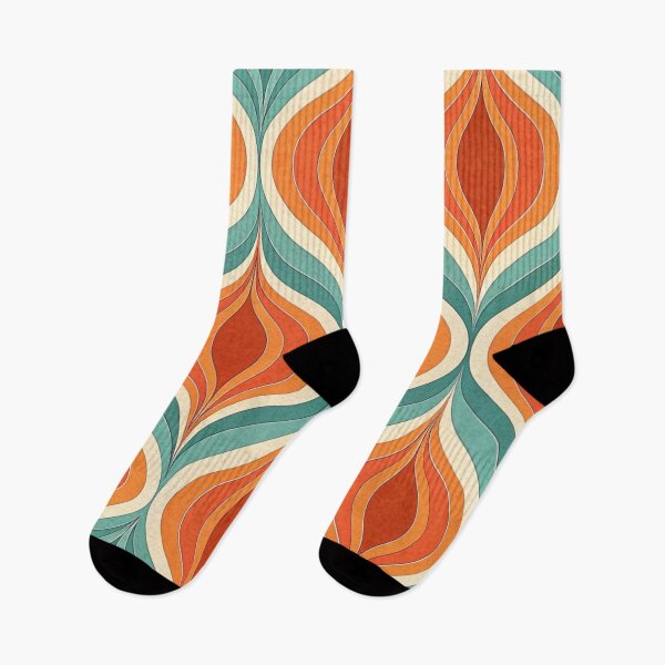 Item preview, Abstract shapes melting into retro gragradients  designed and sold by Lucky 777.