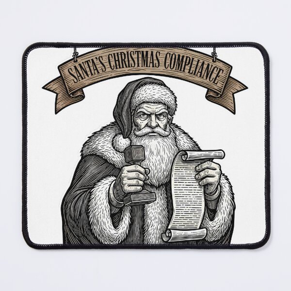 Item preview, The 10 Commandments of Christmas: Enforced by Santa's Compliance Officer designed and sold by HelixPedia.