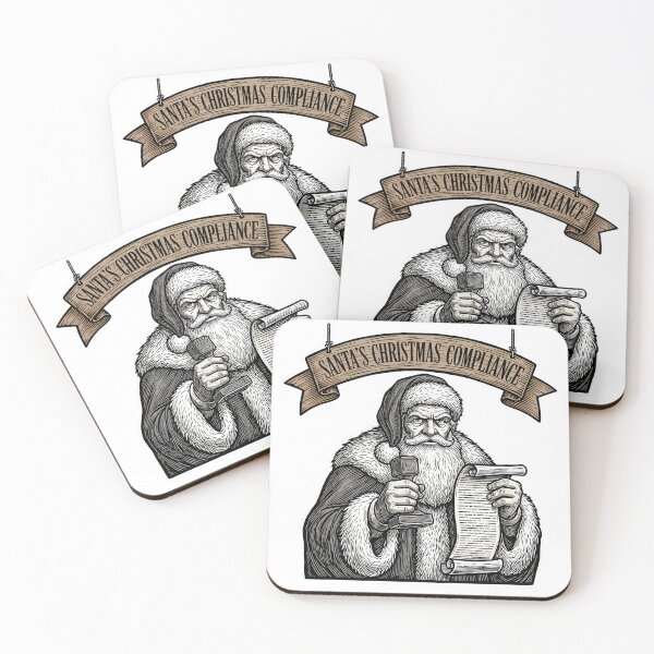 Item preview, The 10 Commandments of Christmas: Enforced by Santa's Compliance Officer designed and sold by HelixPedia.