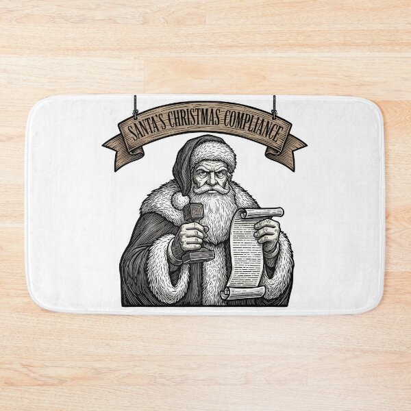 Item preview, The 10 Commandments of Christmas: Enforced by Santa's Compliance Officer designed and sold by HelixPedia.
