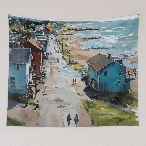 Item preview, Souris Prince Edward Island | Harbourfront Village Poster designed and sold by TuncGK.