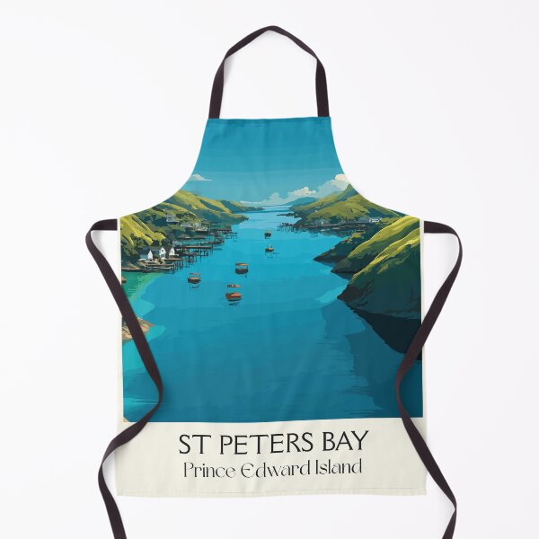 Item preview, St. Peters Bay Prince Edward Island | Coastal Lagoon Landscape Poster designed and sold by TuncGK.
