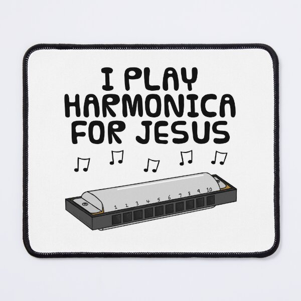 Item preview, I Play Harmonica For Jesus, Christian Blues Musician designed and sold by doodlerob.