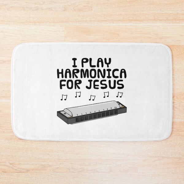 Item preview, I Play Harmonica For Jesus, Christian Blues Musician designed and sold by doodlerob.