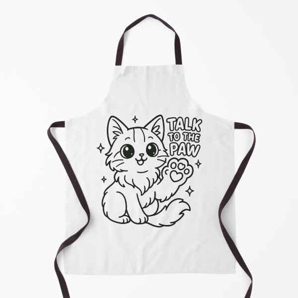 Item preview, Talk to the Paw Sketch Cat – Hand-Drawn Paw Attitude designed and sold by WhiskerlyGfx.