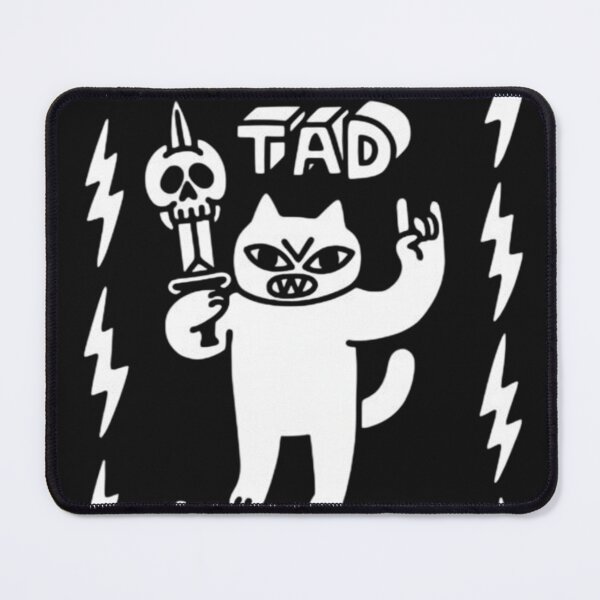 Item preview, Just a Tad Metal Cat | Rocker and Funny Cat designed and sold by ArtPandax.