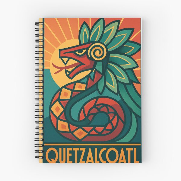Item preview, Quetzalcoatl Art Deco - Stylized Feathered Serpent designed and sold by JonelleTshirts.
