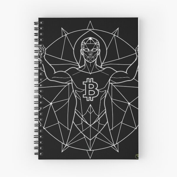Item preview, Bitcoin Celestial Geometry – Spiritual Blockchain Awakening Art designed and sold by Benito Del Ray.