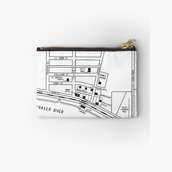 Item preview, Minimalist Port Haney Maple Ridge Historical Map designed and sold by MapleRidgeMus.
