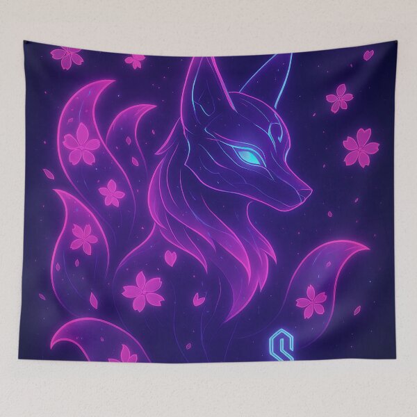 Item preview, GCR1 Sakura Neon Fox designed and sold by GCR1.