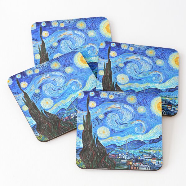 Item preview, The Starry Night (1889) – Vincent van Gogh Classic Art Print designed and sold by ImgPrint.