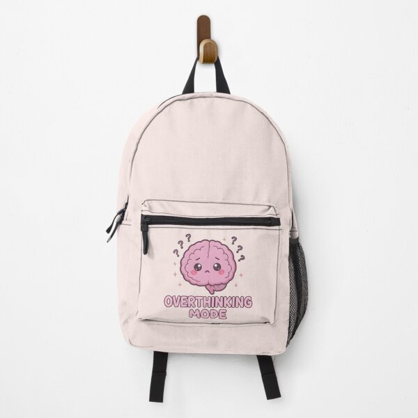 Item preview, Overthinking Mode – Cute Kawaii Brain Anxiety Humor Design designed and sold by PureBrain.