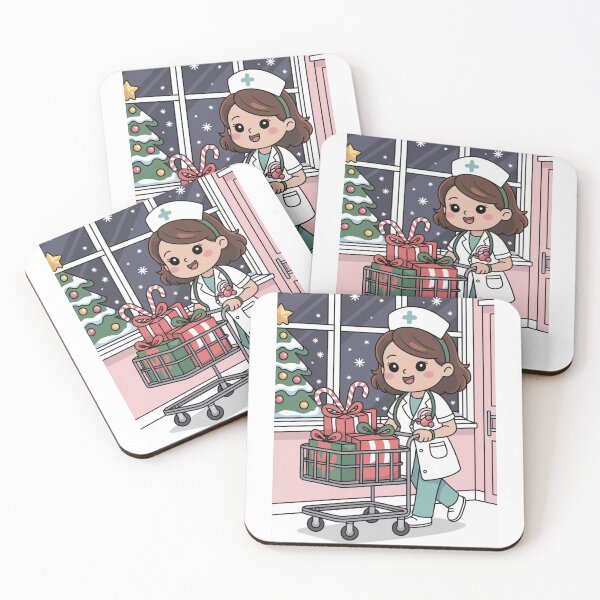 Item preview, Candy Cane Cart Rounds designed and sold by McVrax.