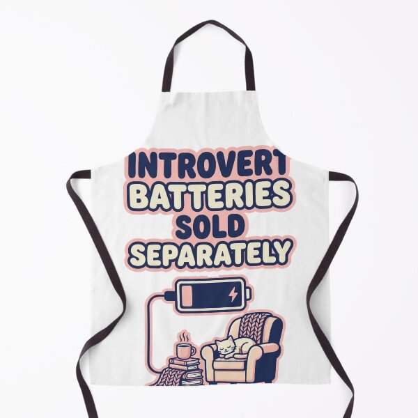 Item preview, Introvert Batteries Sold Separately Humor designed and sold by Quillway.