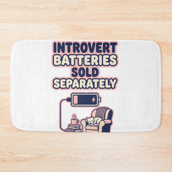 Item preview, Introvert Batteries Sold Separately Humor designed and sold by Quillway.