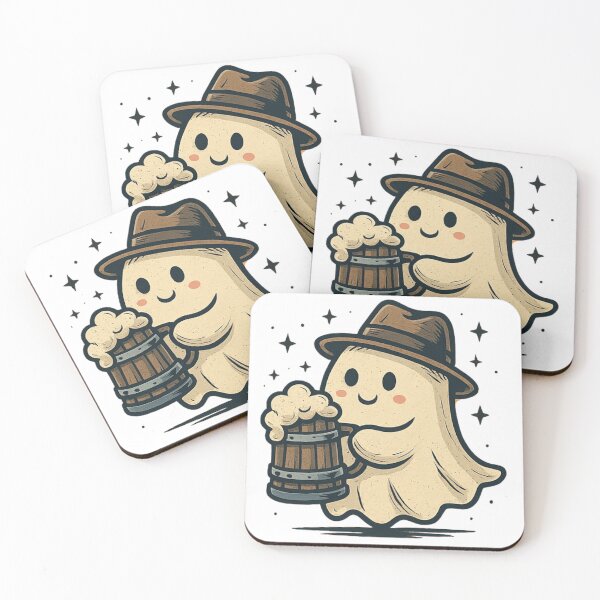 Item preview, Beer Ghost – Cute Boozy Illustration designed and sold by Papier Atelier Art.