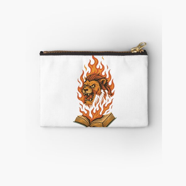 Item preview, Flaming Lion Rising from Book designed and sold by Papier Atelier Art.