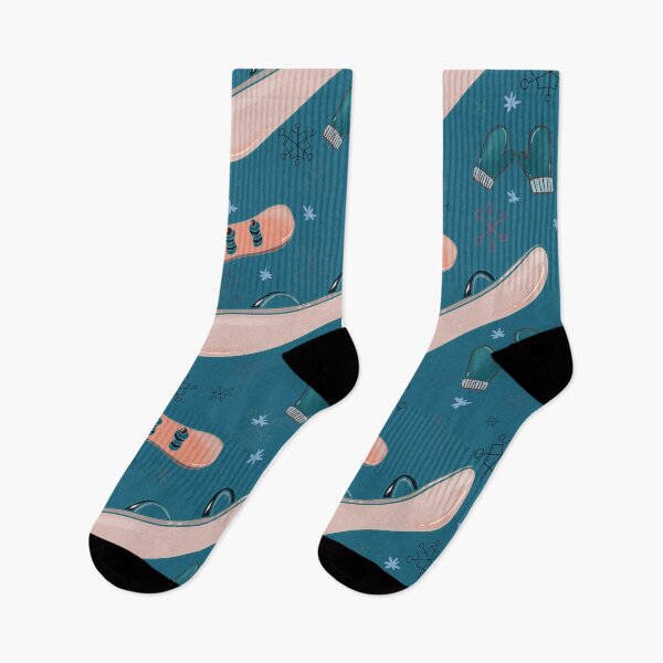 Item preview, Snowboard Seamless Pattern designed and sold by MayaPrintLab.