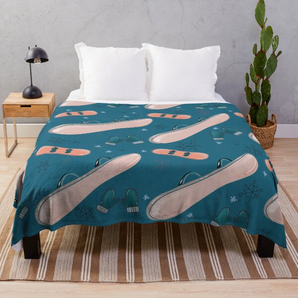 Item preview, Snowboard Seamless Pattern designed and sold by MayaPrintLab.