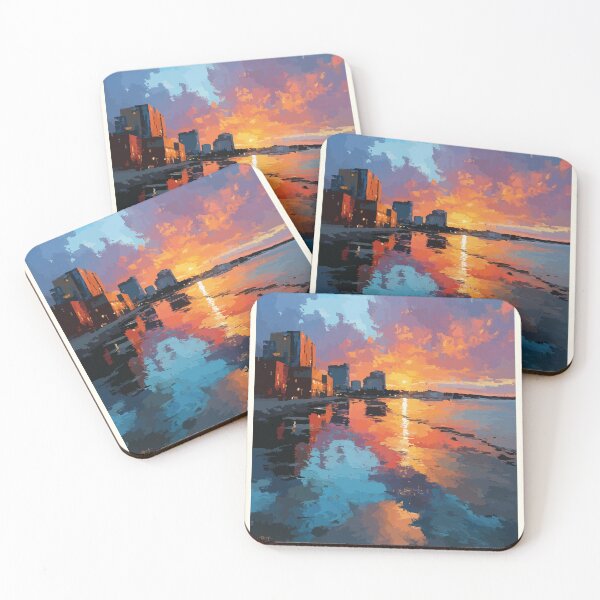 Item preview, Stratford Prince Edward Island | Waterfront Sunset Poster designed and sold by TuncGK.
