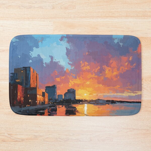 Item preview, Stratford Prince Edward Island | Waterfront Sunset Poster designed and sold by TuncGK.
