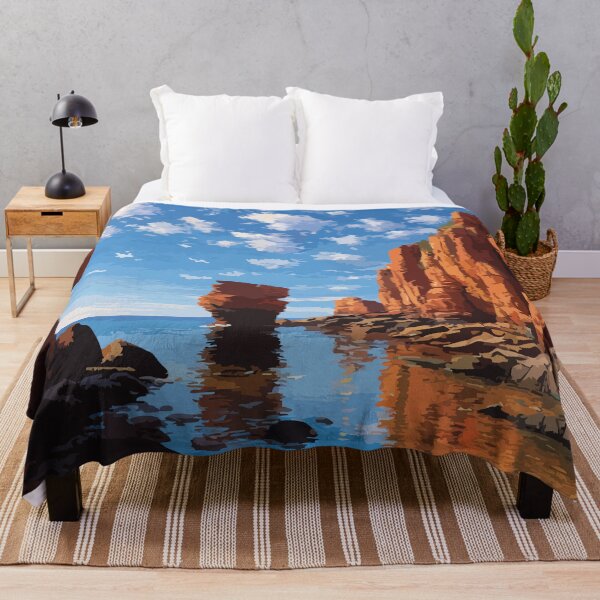 Item preview, Thunder Cove Prince Edward Island | Red Rock Coastline Poster designed and sold by TuncGK.