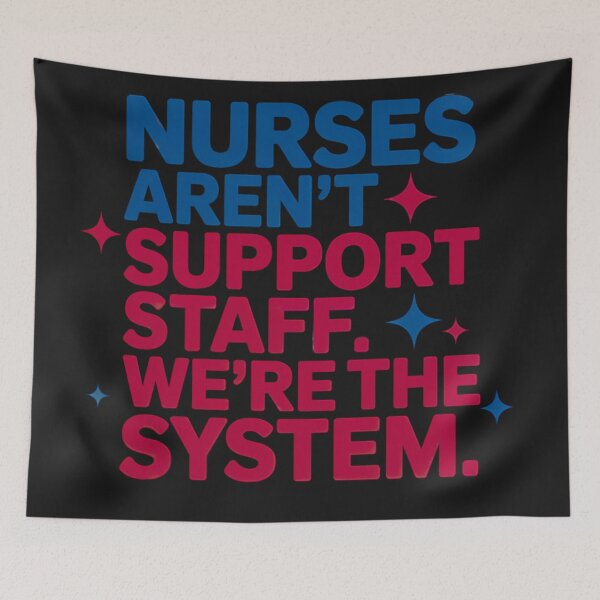Item preview, Nurses Are The System Quote: Empowering Typography designed and sold by elynne9.