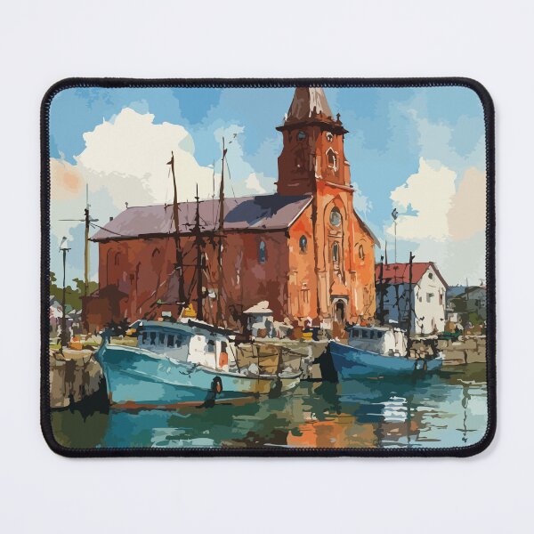 Item preview, Tignish Prince Edward Island | Village Waterfront Poster designed and sold by TuncGK.