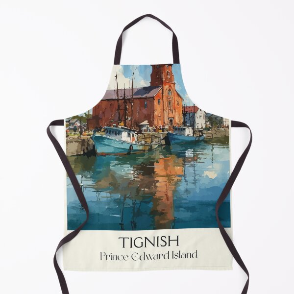 Item preview, Tignish Prince Edward Island | Village Waterfront Poster designed and sold by TuncGK.