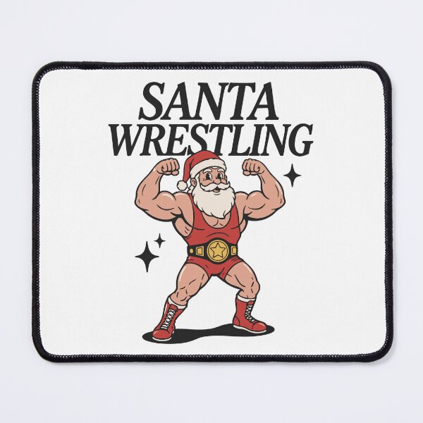 Item preview, Santa Wrestling Funny Christmas designed and sold by Lora Art.