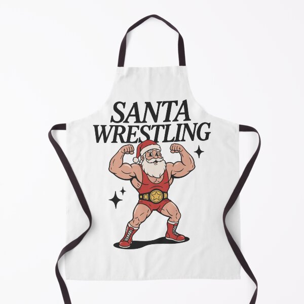 Item preview, Santa Wrestling Funny Christmas designed and sold by Lora Art.