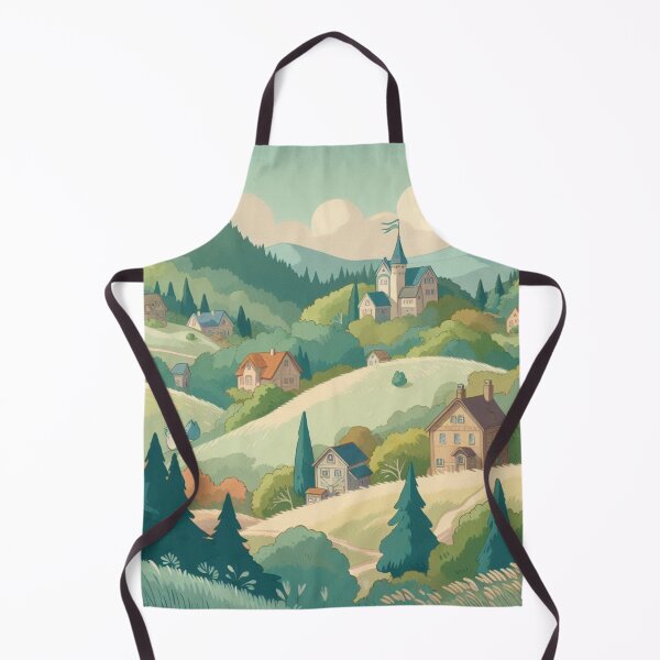 Artikelvorschau, Ruhige Studio-Ghibli-Landschaft entworfen und verkauft von AnimeRay.