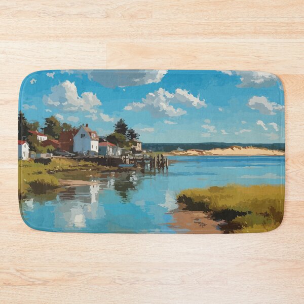 Item preview, Tracadie Prince Edward Island | Calm River & Meadow Poster designed and sold by TuncGK.
