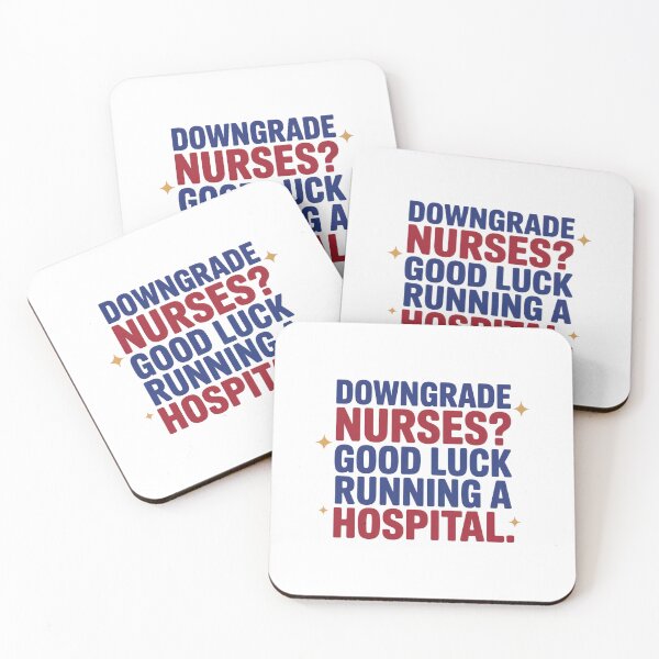 Item preview, Nurse Downgrade Quote: Strong Hospital Reality Typography designed and sold by elynne9.